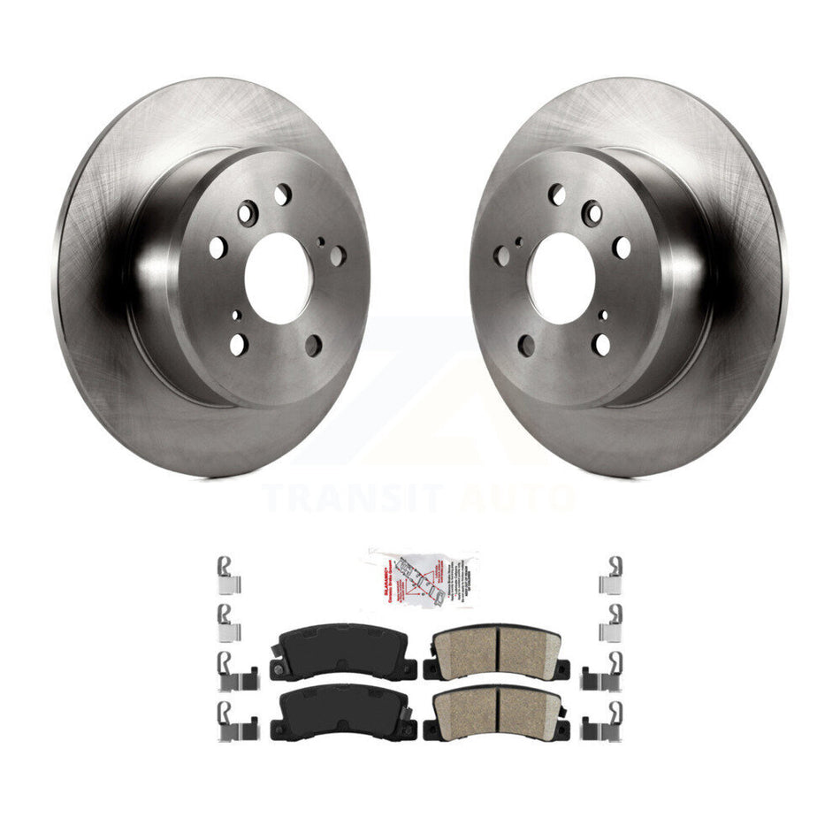 Rear Disc Brake Rotors And Ceramic Pads Kit For Lexus Toyota Camry RX300 ES300 K8A-101206