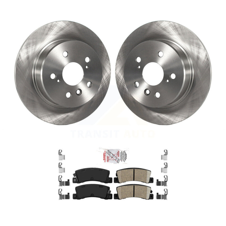 Rear Disc Brake Rotors And Ceramic Pads Kit For 1999-2003 Lexus RX300 AWD K8A-101208