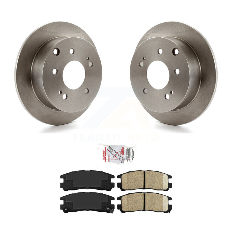 Rear Disc Brake Rotors And Ceramic Pads Kit For Mitsubishi Eclipse Galant K8A-101209