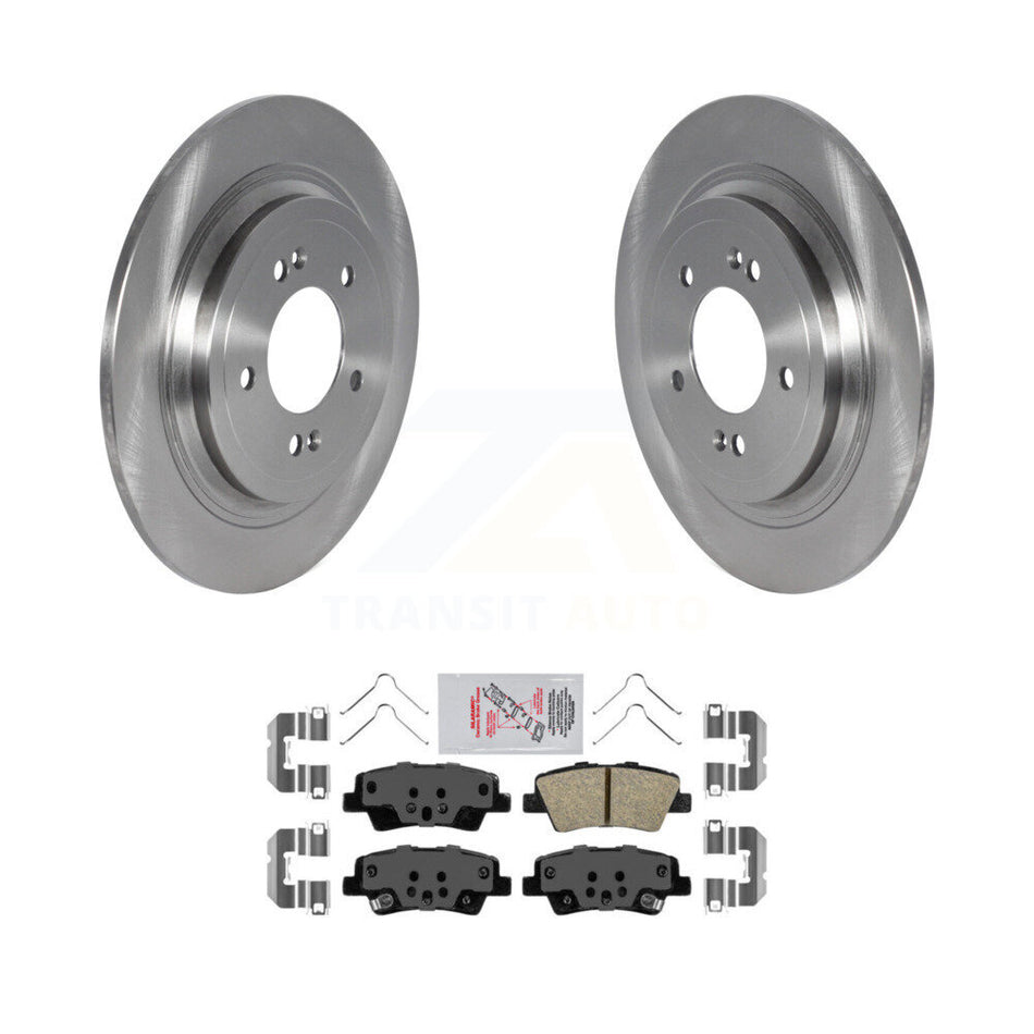 Rear Disc Brake Rotors And Ceramic Pads Kit For Kia Sportage Hyundai Tucson Nexo K8A-101211