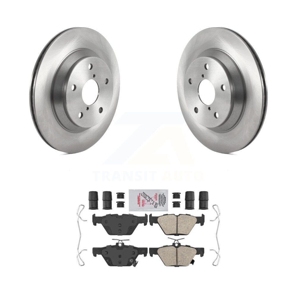 Rear Disc Brake Rotors And Ceramic Pads Kit For Subaru Forester Crosstrek K8A-101217