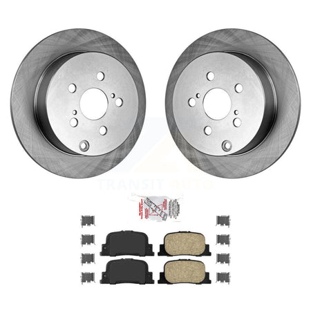 Rear Disc Brake Rotors And Ceramic Pads Kit For 2005-2010 Scion tC K8A-101225