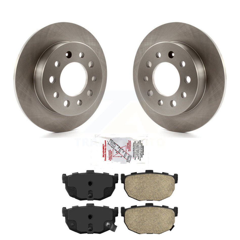 Rear Disc Brake Rotors And Ceramic Pads Kit For 2003-2008 Hyundai Tiburon K8A-101229