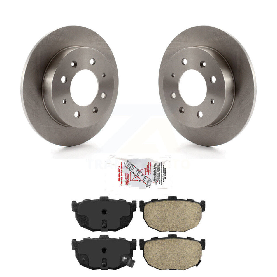 Rear Disc Brake Rotors And Ceramic Pads Kit For Kia Spectra Spectra5 K8A-101230