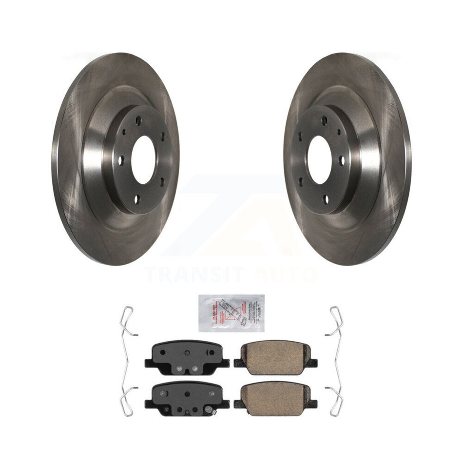 Rear Disc Brake Rotors And Ceramic Pads Kit For Mazda CX-30 MX-30 EV K8A-101247