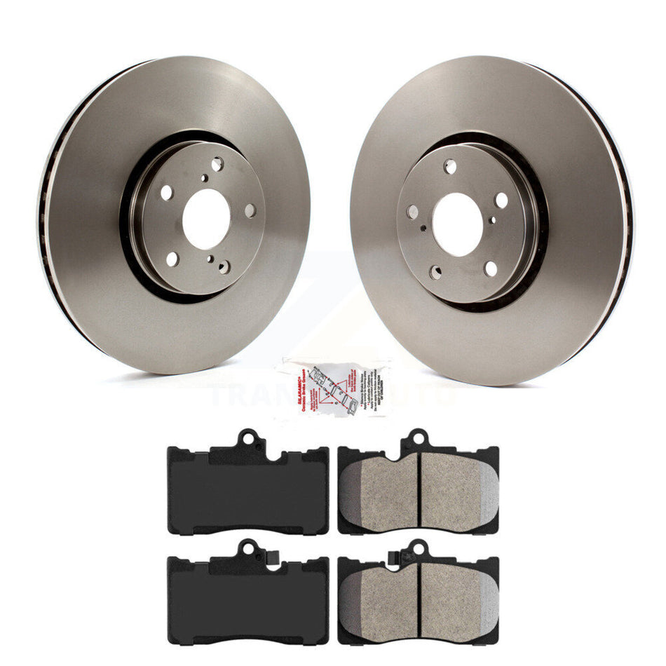 Front Brake Rotor & Semi-Metallic Pad Kit For Lexus IS350 IS300 GS350 GS450h IS200t GS430 K8A-101261