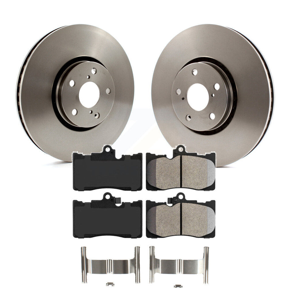 Front Brake Rotor & Semi-Metallic Pad Kit For Lexus IS350 IS300 GS350 GS450h IS200t GS430 K8A-101261