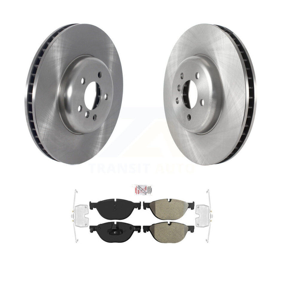 Front Disc Brake Rotors And Semi-Metallic Pads Kit For BMW 750i xDrive 750Li 550i GT K8A-101268