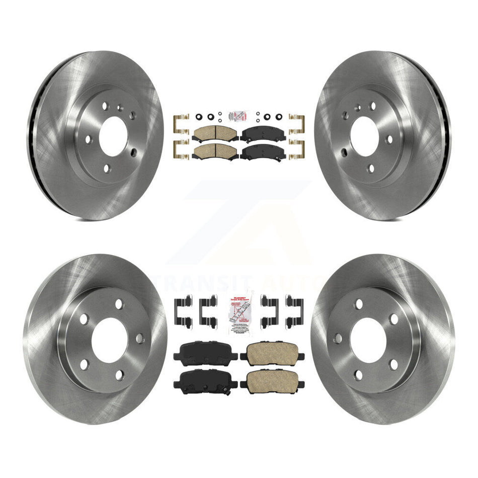 Front Rear Ceramic Pads And Disc Brake Rotors Kit For Chevrolet Impala Limited K8A-101270