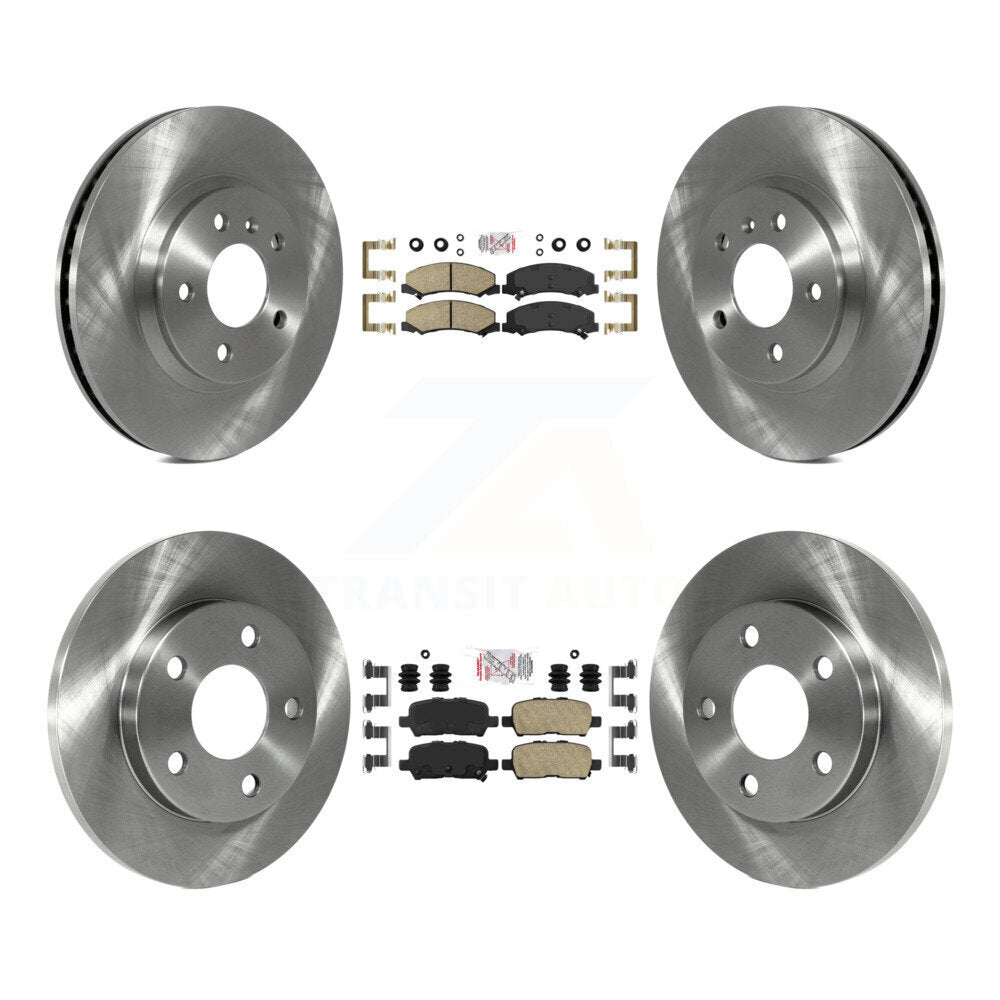 Front Rear Ceramic Pads And Disc Brake Rotors Kit For Chevrolet Impala Limited K8A-101271
