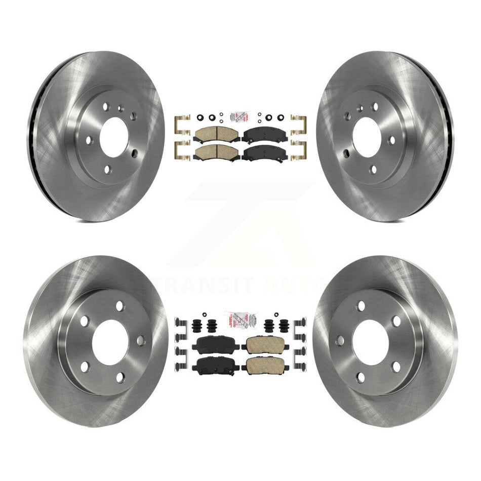 Front Rear Ceramic Pads And Disc Brake Rotors Kit For Chevrolet Impala Limited K8A-101271