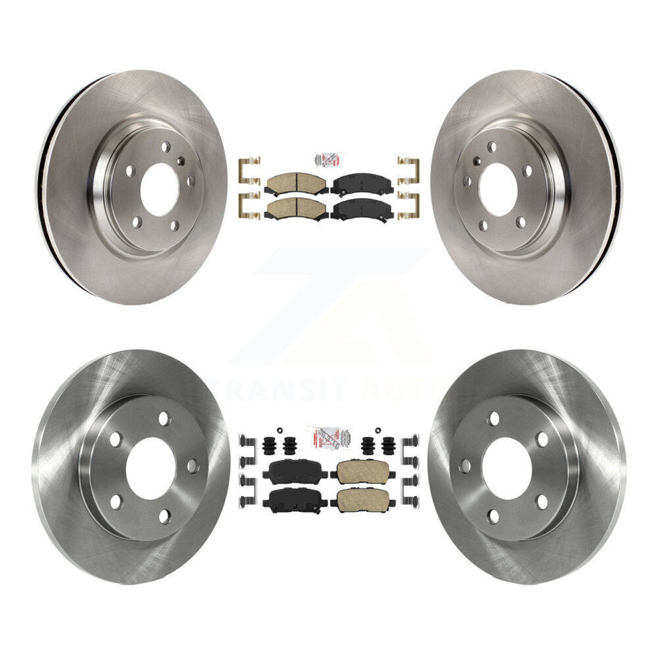 Front Rear Ceramic Pads And Disc Brake Rotors Kit For Chevrolet Impala Limited K8A-101277