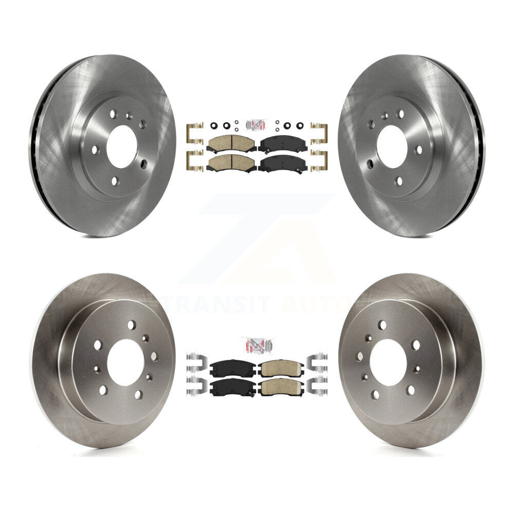 Front Rear Ceramic Pads And Disc Brake Rotors Kit For Chevrolet Impala Monte Carlo K8A-101278