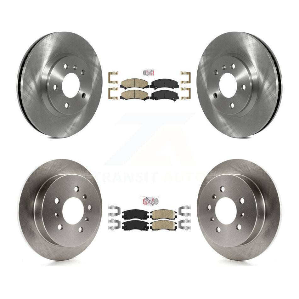 Front Rear Ceramic Pads And Disc Brake Rotors Kit For Chevrolet Impala Monte Carlo K8A-101279