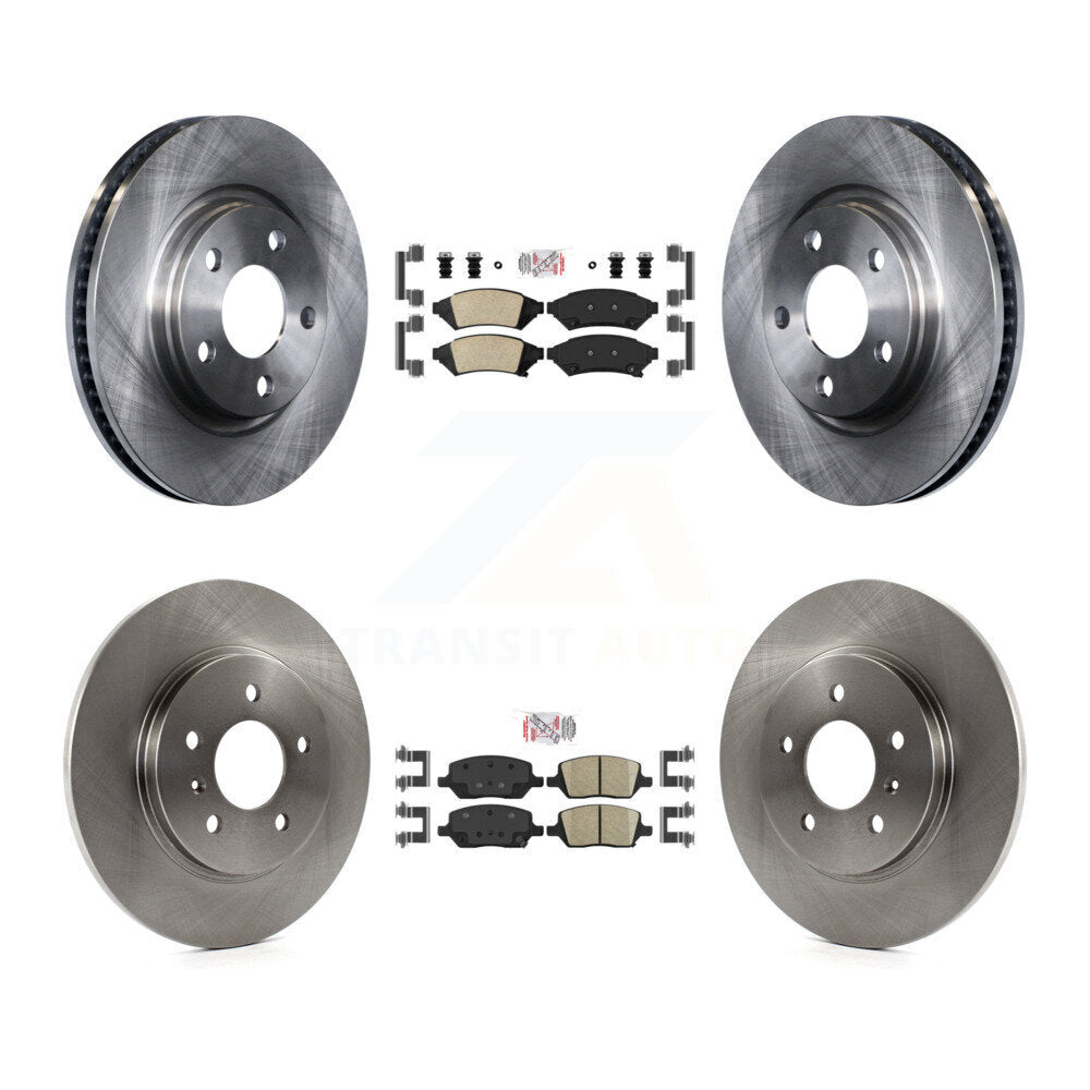 Front Rear Ceramic Pad Brake Rotor Kit For Pontiac Montana Chevrolet Uplander Buick Relay K8A-101313