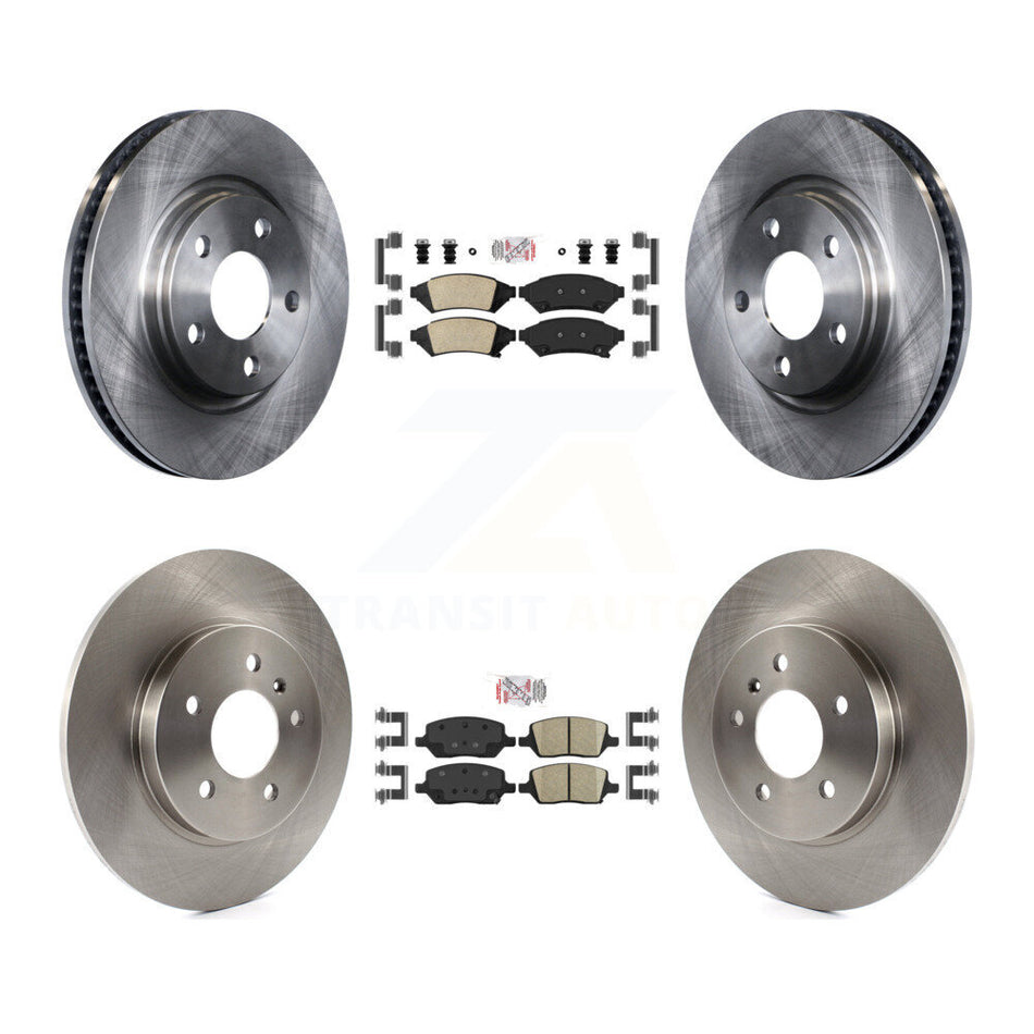Front Rear Ceramic Pad Brake Rotors Kit For Chevrolet Uplander Buick Terraza Saturn Relay K8A-101315