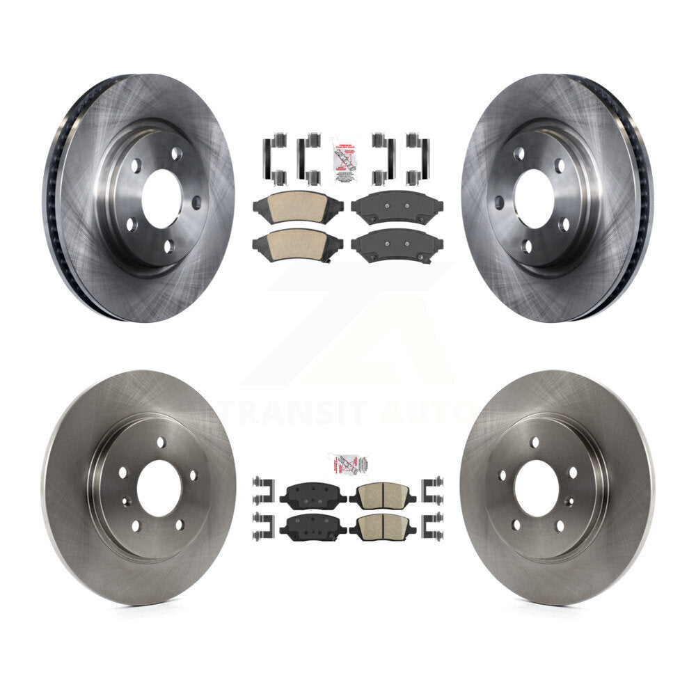 Front Rear Ceramic Pad Brake Rotor Kit For Pontiac Montana Chevrolet Uplander Buick Relay K8A-101317