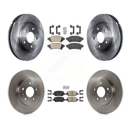 Front Rear Ceramic Pad Brake Rotor Kit For Pontiac Montana Chevrolet Uplander Buick Relay K8A-101317