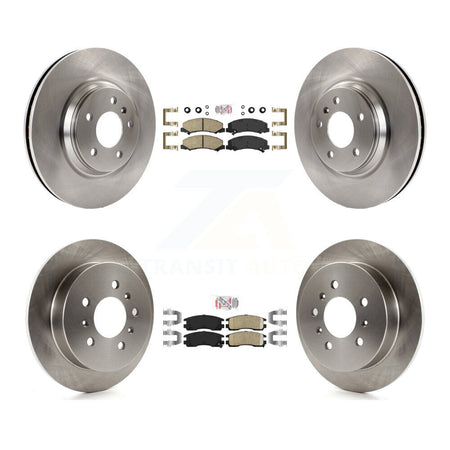 Front Rear Ceramic Pads And Disc Brake Rotors Kit For Buick LaCrosse Allure K8A-101326