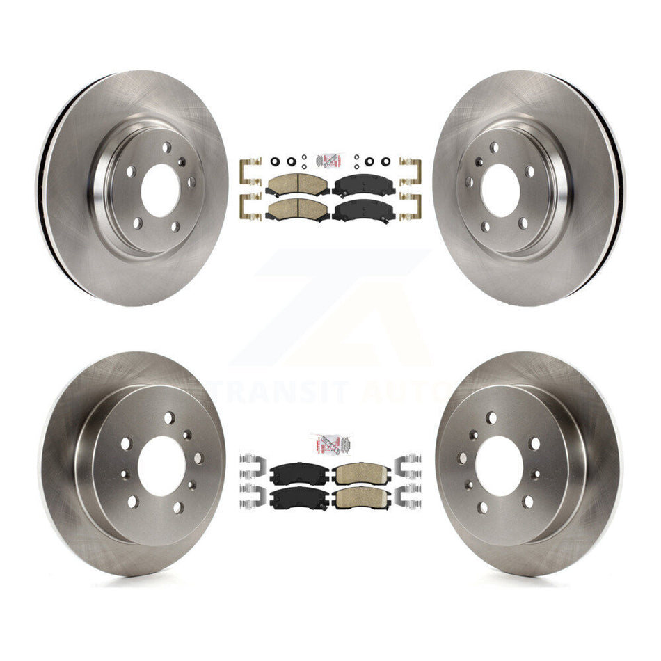 Front Rear Ceramic Pads And Disc Brake Rotors Kit For Buick LaCrosse Allure K8A-101326