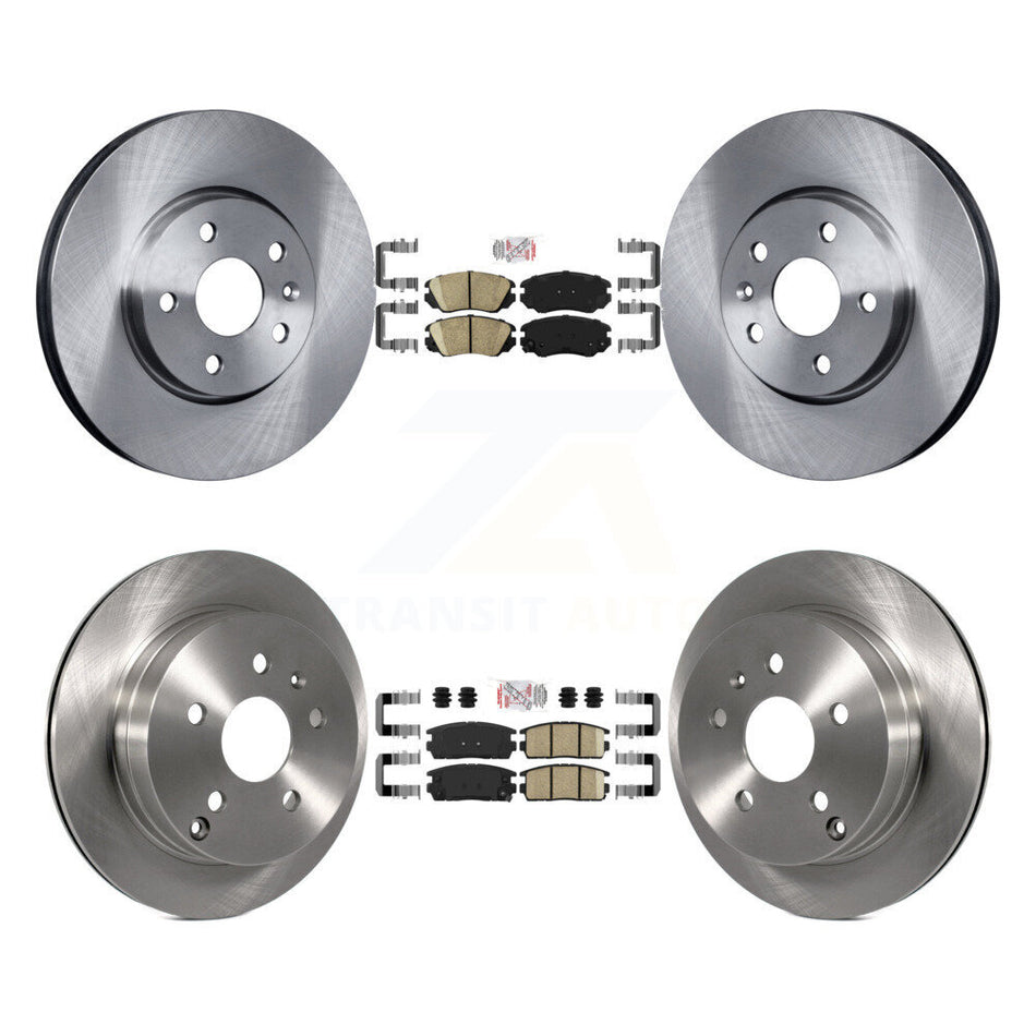 Front Rear Ceramic Pads And Disc Brake Rotors Kit For Chevrolet Equinox GMC Terrain K8A-101333