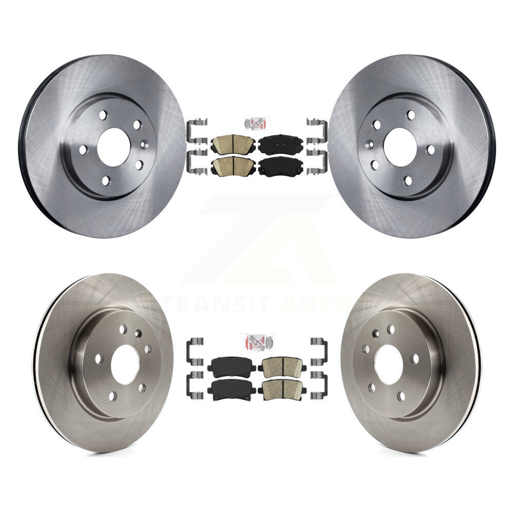 Front Rear Ceramic Pad Brake Rotor Kit For Chevrolet Malibu Impala Buick LaCrosse Limited K8A-101336
