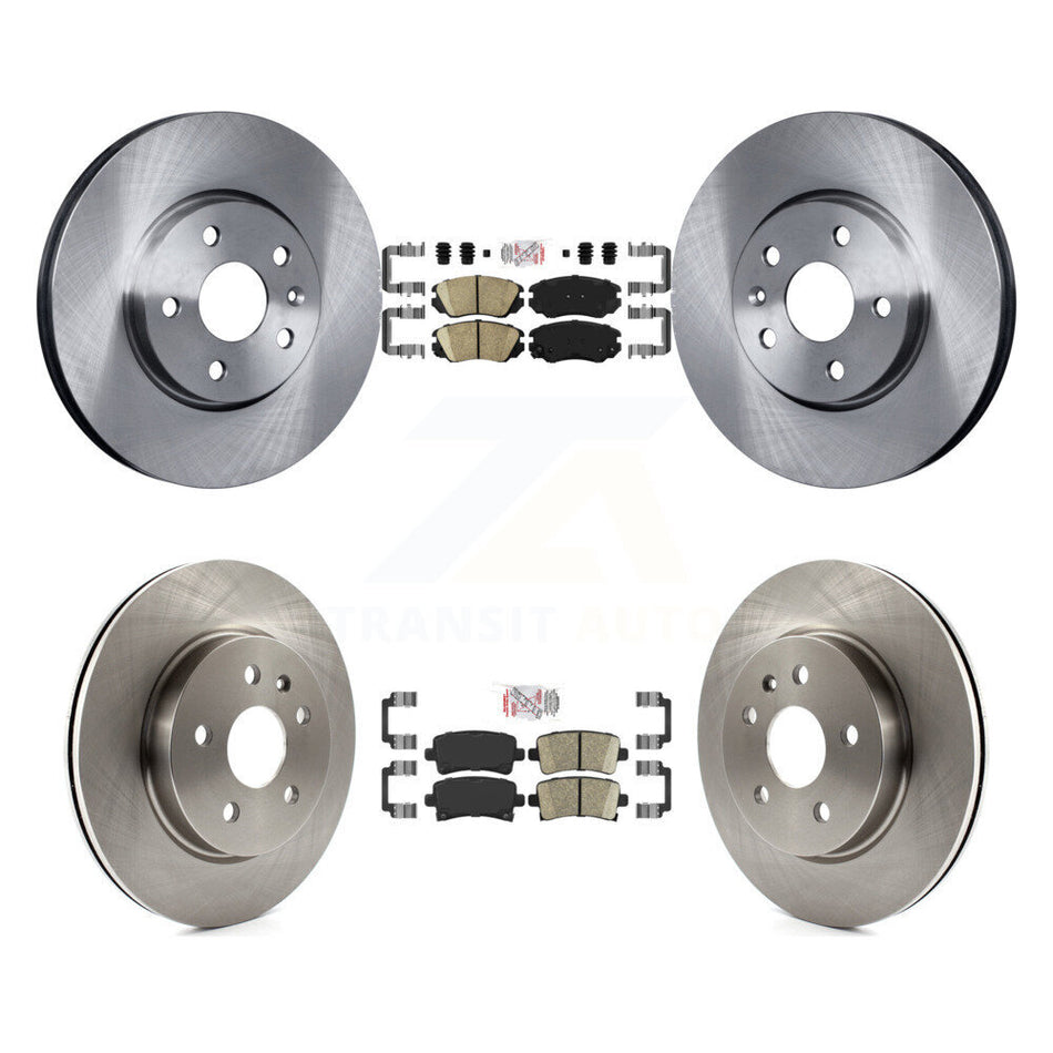 Front Rear Ceramic Pad Brake Rotor Kit For Chevrolet Malibu Impala Buick LaCrosse Limited K8A-101337