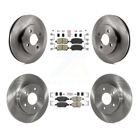 Front Rear Ceramic Pads And Disc Brake Rotors Kit For Pontiac G5 Pursuit K8A-101362