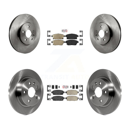 Front Rear Ceramic Pad And Disc Brake Rotor Kit For 2013-2017 Chevrolet Trax Buick Encore K8A-101388