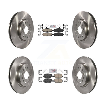 Front Rear Ceramic Pad And Brake Rotor Kit For Chevrolet Traverse GMC Acadia Blazer Buick K8A-101411