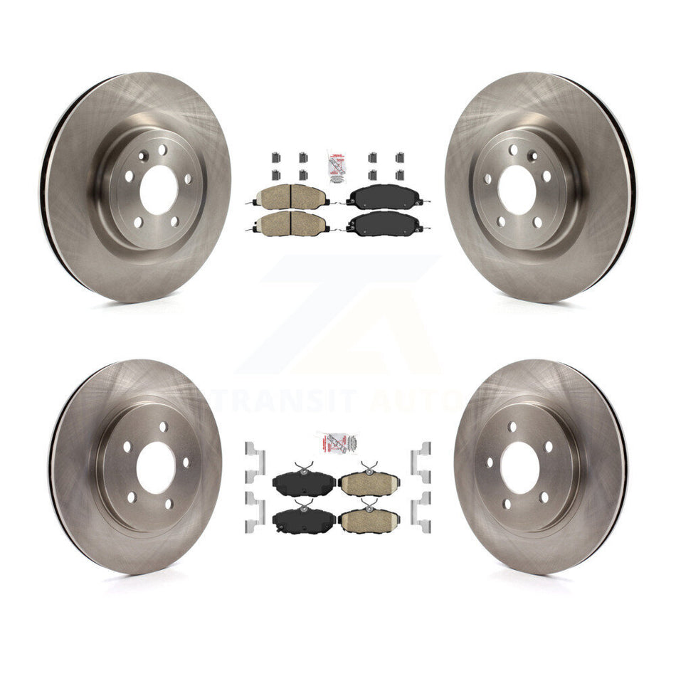 Front Rear Ceramic Pads And Disc Brake Rotors Kit For Ford Mustang K8A-101461