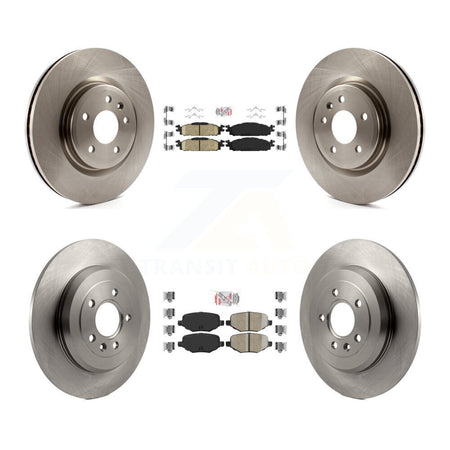 Front Rear Ceramic Pad Disc Brake Rotor Kit For Ford Explorer Flex Taurus Lincoln MKT MKS K8A-101473