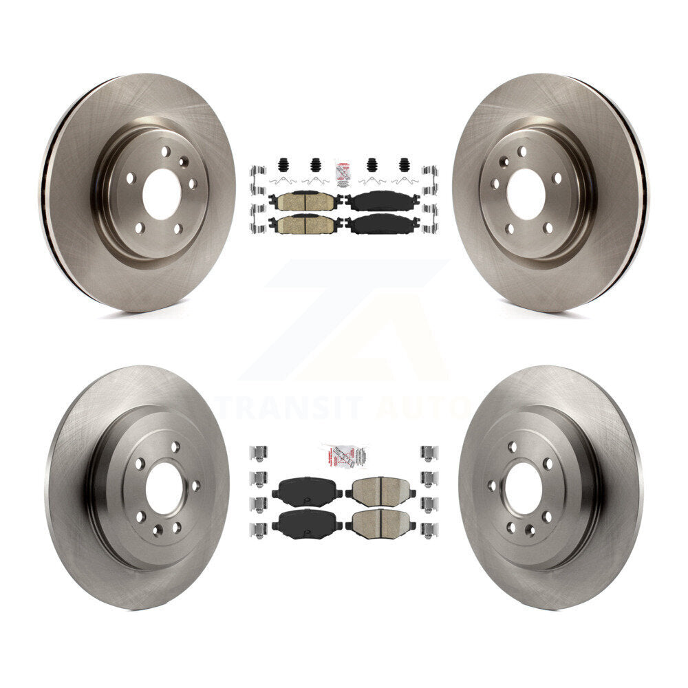 Front Rear Ceramic Pad Disc Brake Rotor Kit For Ford Explorer Flex Taurus Lincoln MKT MKS K8A-101475