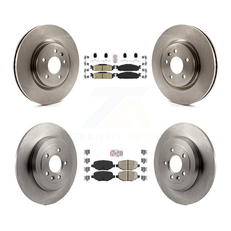 Front Rear Ceramic Pad Disc Brake Rotor Kit For Ford Explorer Flex Taurus Lincoln MKT MKS K8A-101475