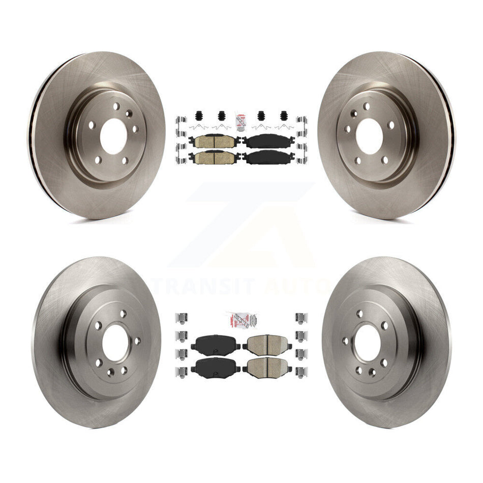Front Rear Ceramic Pad Disc Brake Rotor Kit For Ford Explorer Flex Taurus Lincoln MKT MKS K8A-101475