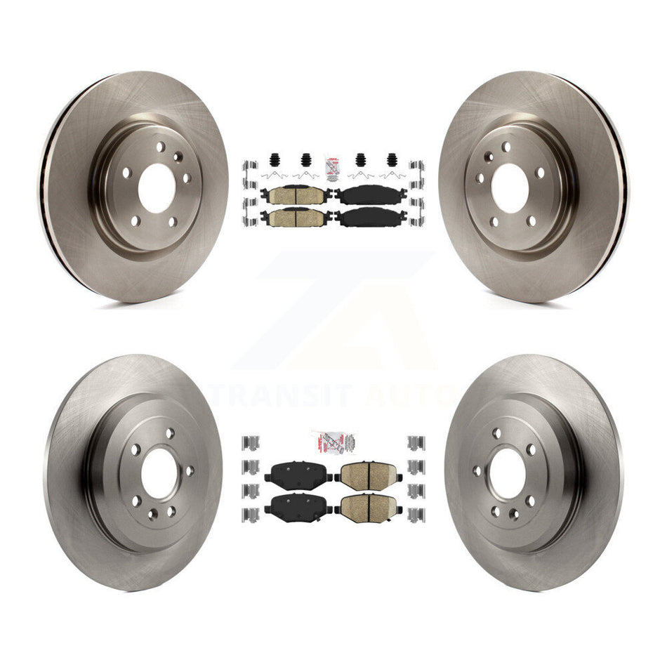 Front Rear Ceramic Pad & Brake Rotor Kit For 2015 Ford Explorer Without Heavy Duty Brakes K8A-101496