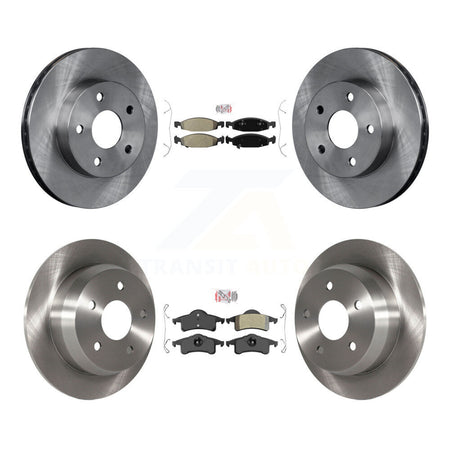 Front Rear Semi-Metallic Pads And Disc Brake Rotors Kit For Jeep Grand Cherokee K8A-101540