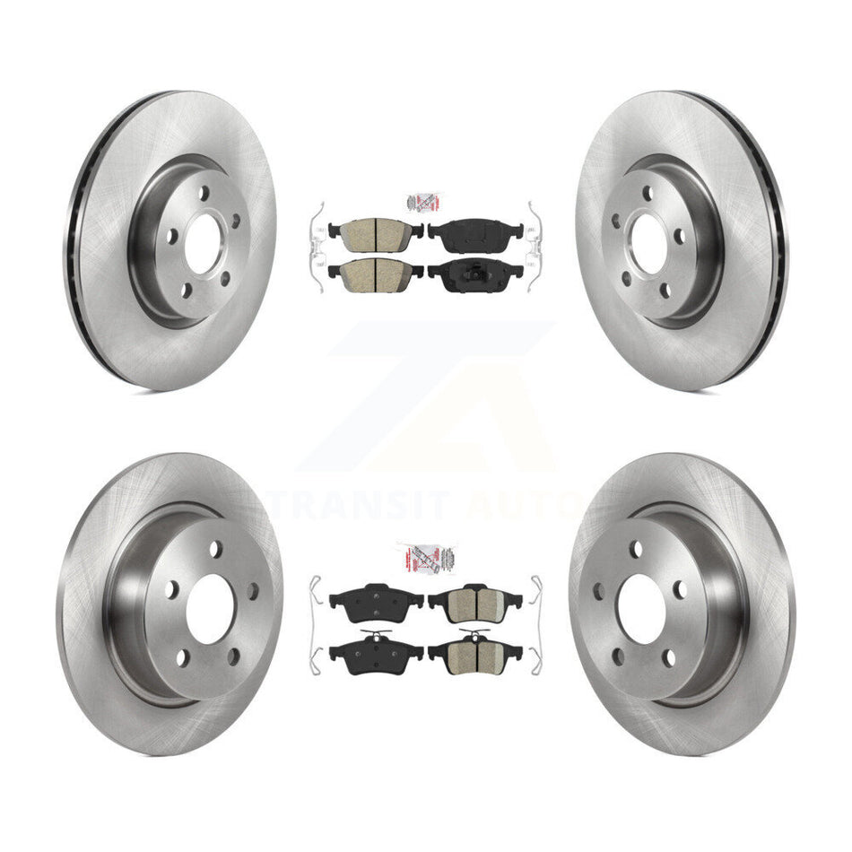 Front Rear Ceramic Pads And Disc Brake Rotors Kit For Ford Transit Connect K8A-101731