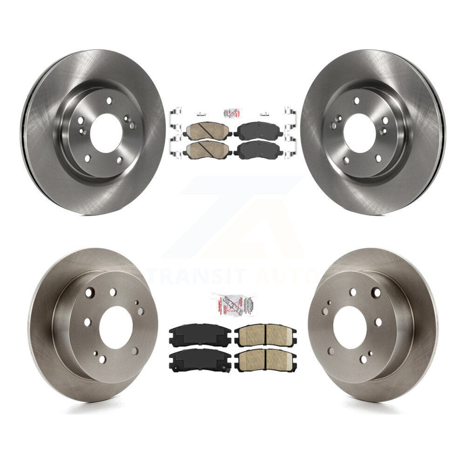 Front Rear Ceramic Pads And Disc Brake Rotors Kit For Mitsubishi Eclipse Galant K8A-101740