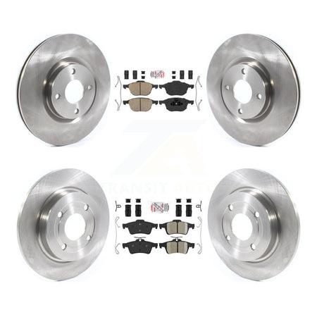 Front Rear Ceramic Pads And Disc Brake Rotors Kit For 2018-2022 Ford EcoSport AWD K8A-101766