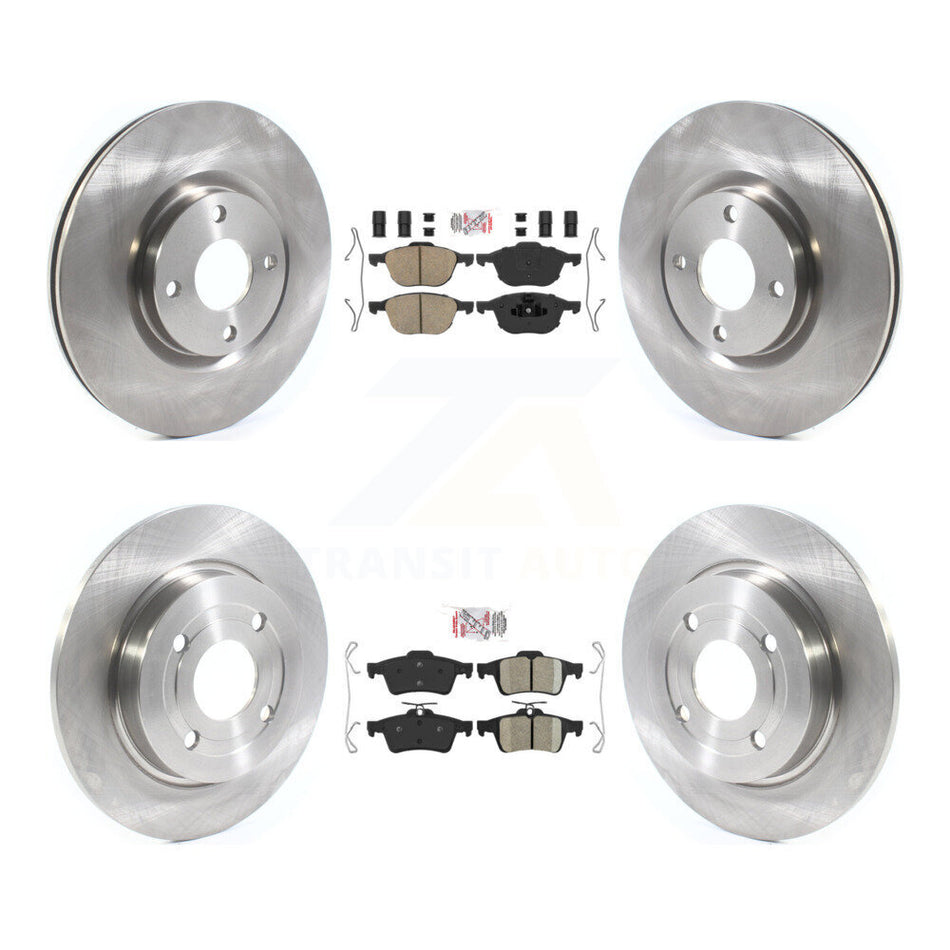 Front Rear Ceramic Pads And Disc Brake Rotors Kit For 2018-2022 Ford EcoSport AWD K8A-101767