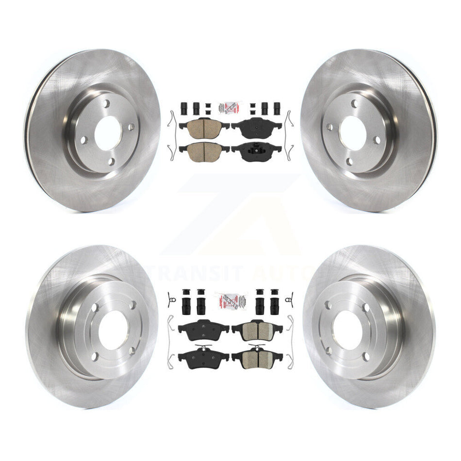 Front Rear Ceramic Pads And Disc Brake Rotors Kit For 2018-2021 Ford EcoSport FWD K8A-101768