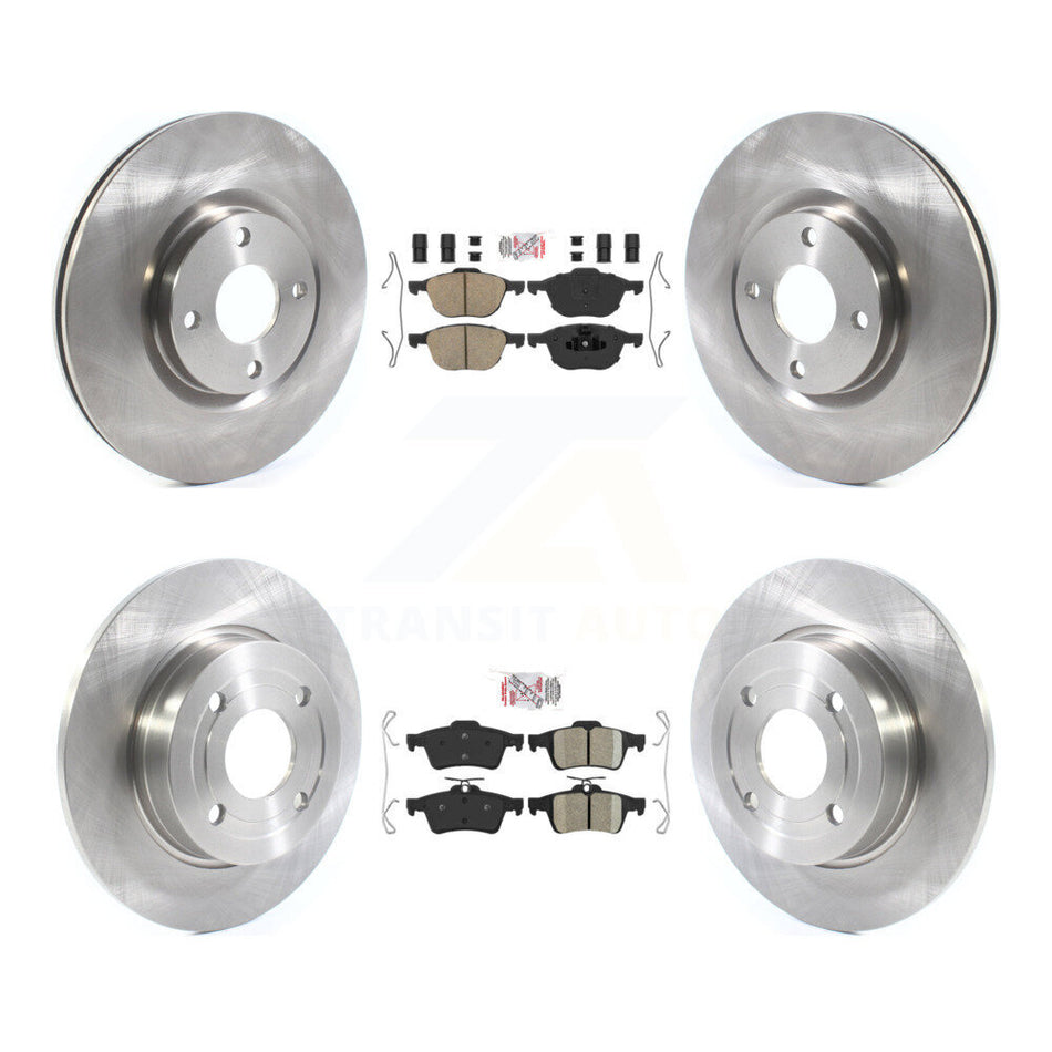 Front Rear Ceramic Pads And Disc Brake Rotors Kit For 2018-2021 Ford EcoSport FWD K8A-101769