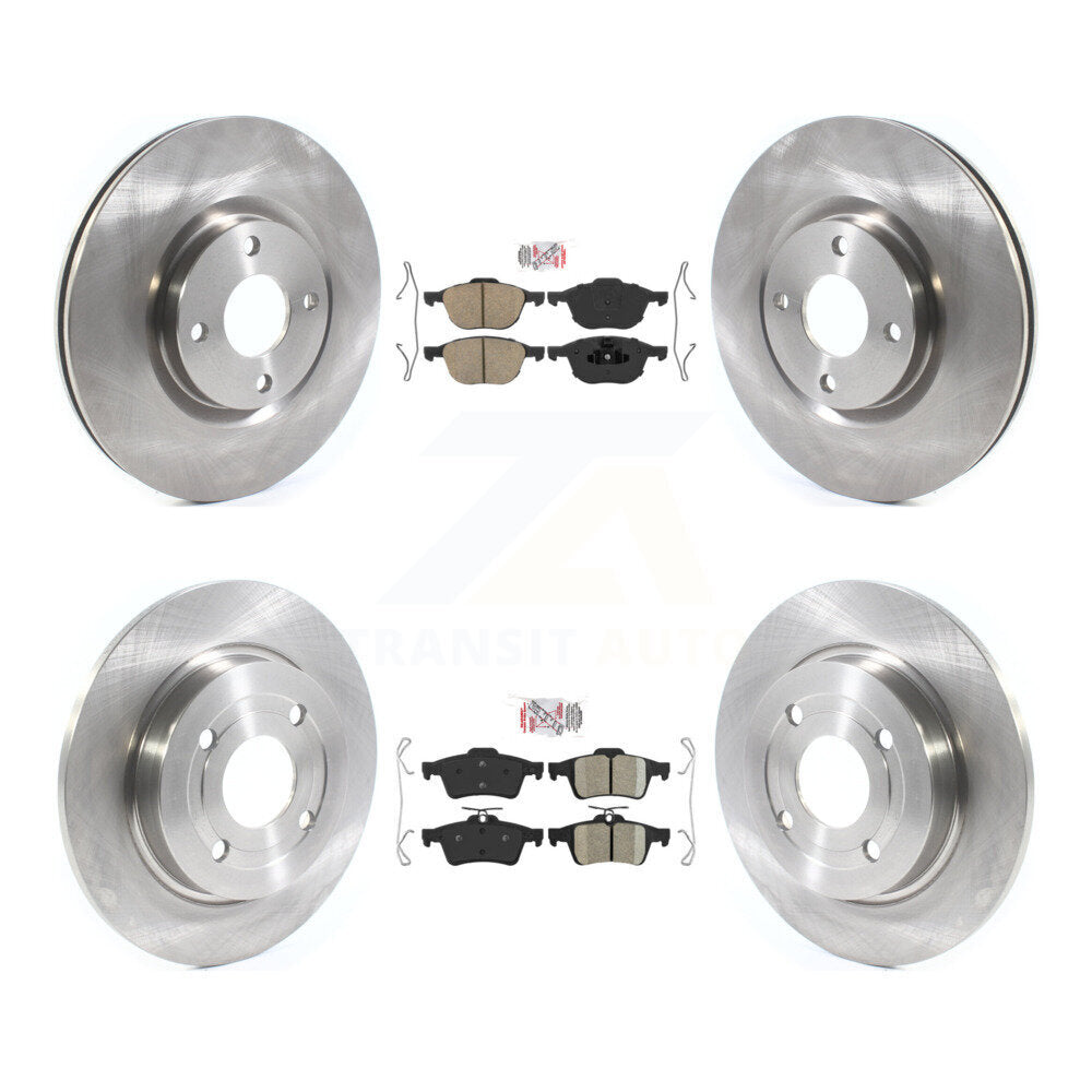 Front Rear Ceramic Pads And Disc Brake Rotors Kit For 2018-2022 Ford EcoSport AWD K8A-101771