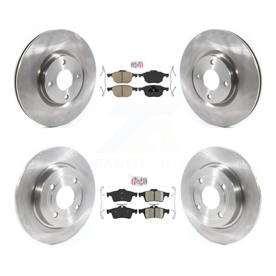 Front Rear Ceramic Pads And Disc Brake Rotors Kit For 2018-2022 Ford EcoSport AWD K8A-101771