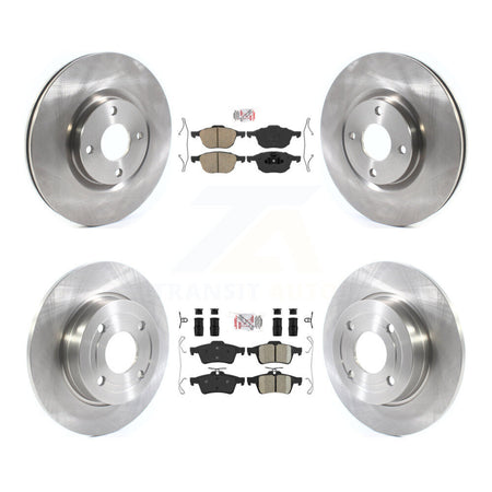 Front Rear Ceramic Pads And Disc Brake Rotors Kit For 2018-2021 Ford EcoSport FWD K8A-101772