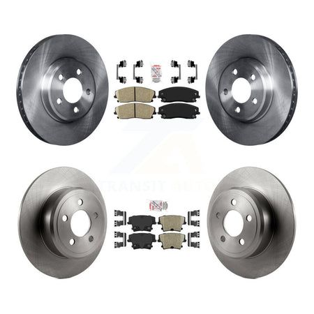 Front Rear Ceramic Pad & Brake Rotor Kit For Dodge Charger Chrysler 300 Challenger Magnum K8A-101782
