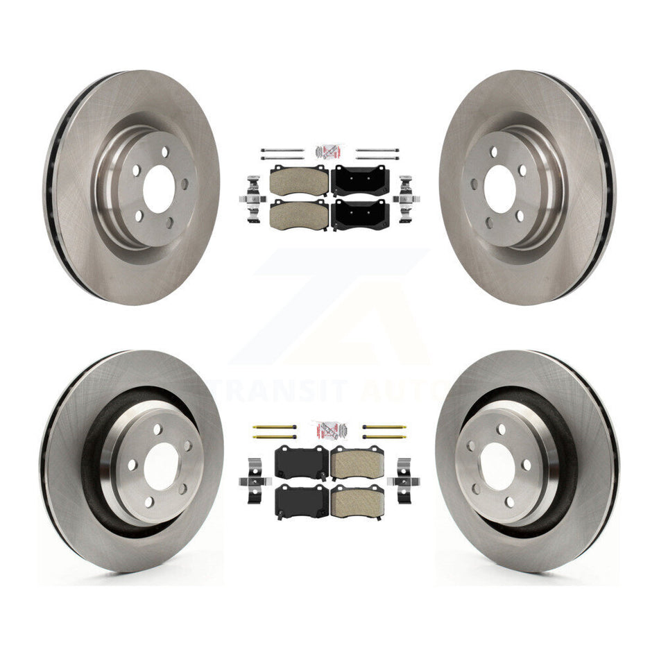 Front Rear Semi-Metallic Pad & Brake Rotors Kit For Dodge Charger Chrysler 300 Challenger K8A-101785