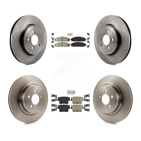 Front Rear Ceramic Pads And Disc Brake Rotors Kit For Dodge Charger With Police Package K8A-101787