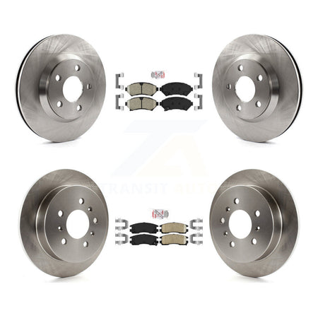 Front Rear Ceramic Pads And Disc Brake Rotors Kit For 2005 Chevrolet Impala Monte Carlo K8A-101884